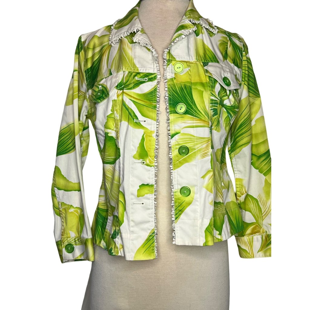 Draper & Damon's Jacket Petite Size Ps Button Down Collar Lined In Polished Whit